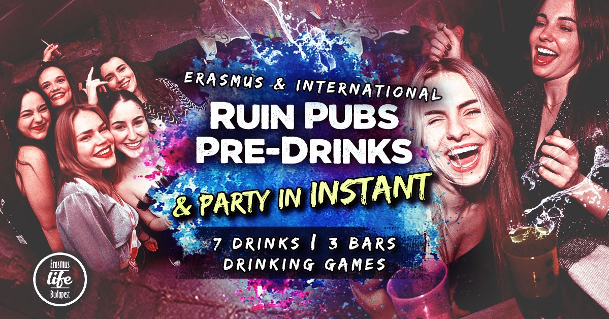 Ruin Pubs Pre-Drinks and Party in Instant