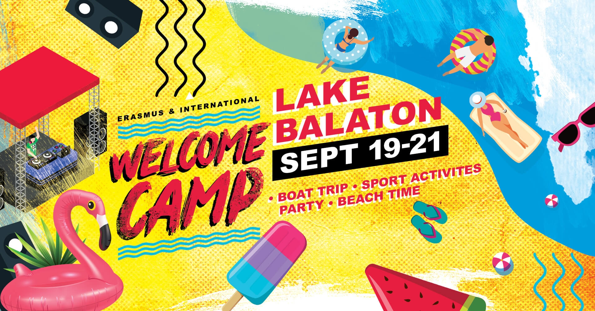 Erasmus and International Welcome Camp @Lake Balaton ✘ 19-21 September
