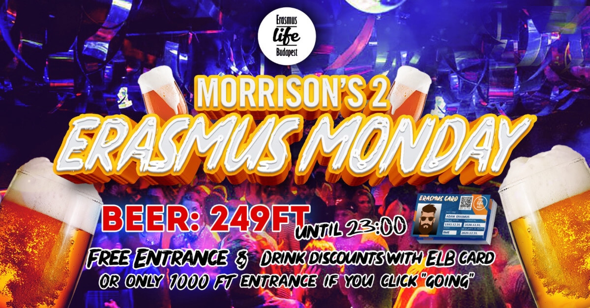 Erasmus Monday by ELB ✘ 0.6€ Beer